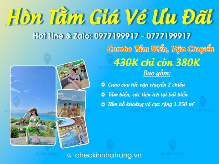 Tắm biển Hòn Tằm Nha Trang